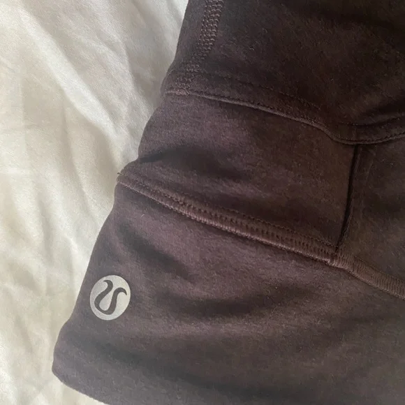 Lululemon soft suedey mini flare pants - Picture 4 of 10